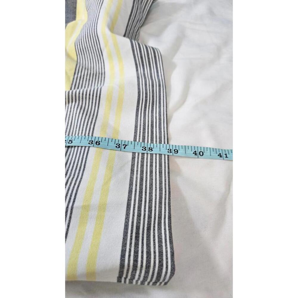 Calvin Klein Women's Yellow & Gray Striped Sheath Dress with‎ Belt Size 6 - Picture 6 of 9